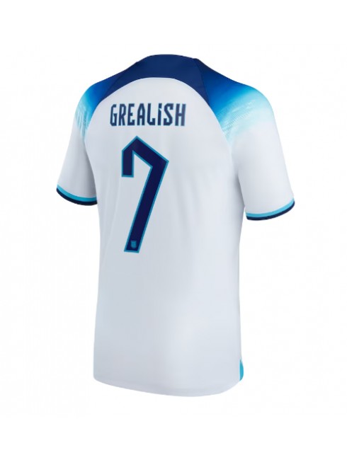 Billige England Jack Grealish #7 Hjemmedrakt VM 2022 Kortermet